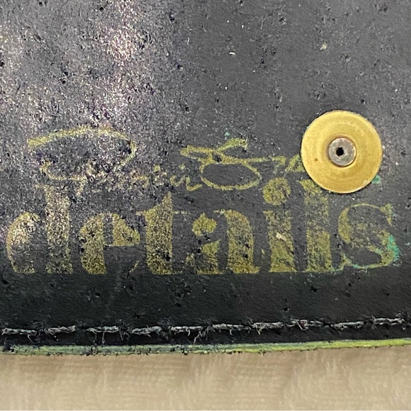 Green Leather Silver Medallions Belt sized Small - Picture 12 of 14